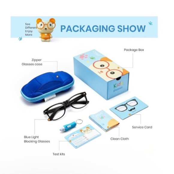 Cyxus Blue light blocking glasses Kids Gaming Glasses - Picture 5 of 10